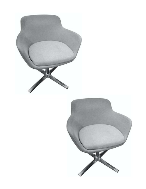Juego de sillas 2 piezas Contempo Equipamiento en Muebles