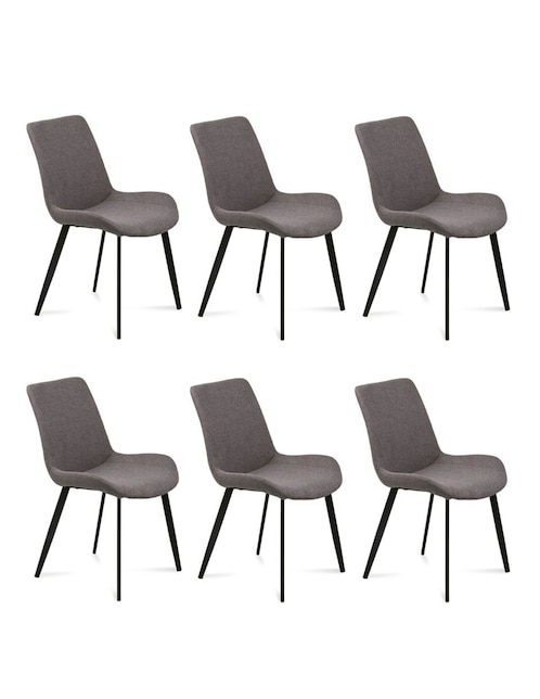 Juego de sillas 6 piezas Gok 1