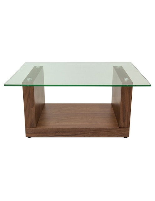 Mesa de centro armable Banik Tamarindo de vidrio