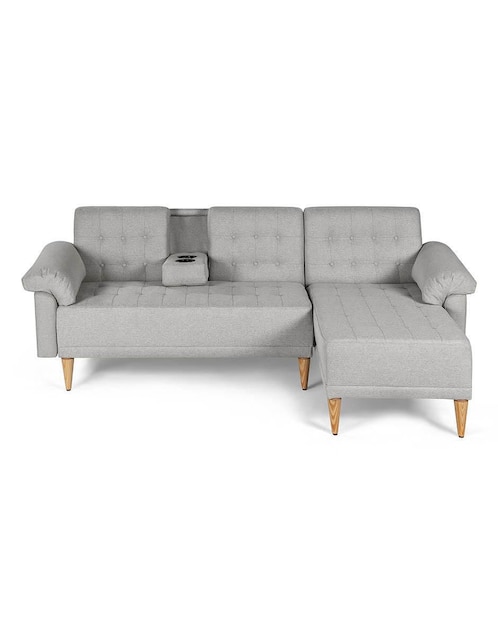 Sala Brunello con Memory Foam Reversible de lino 1