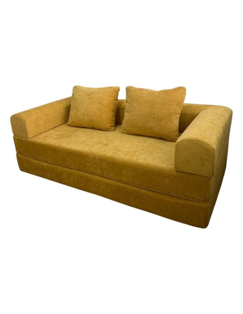 Sofá cama armable Teddy 3 cuerpos catch mustard Naap Concept de espuma comprimida