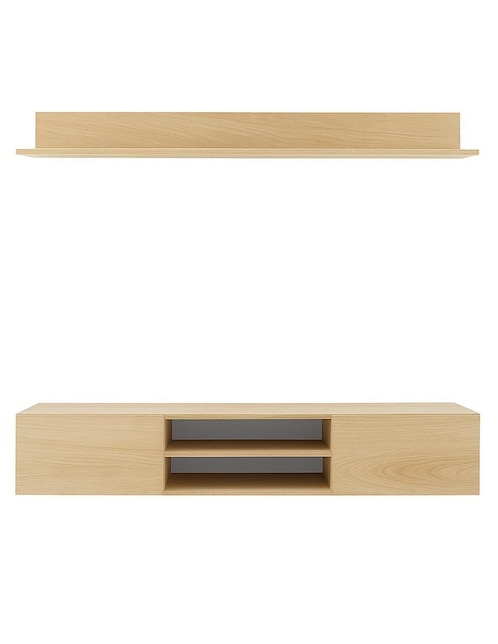 Mueble flotante para tv armable Asheville de melamina 1