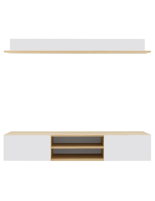 Mueble flotante para tv armable Asheville de melamina 1