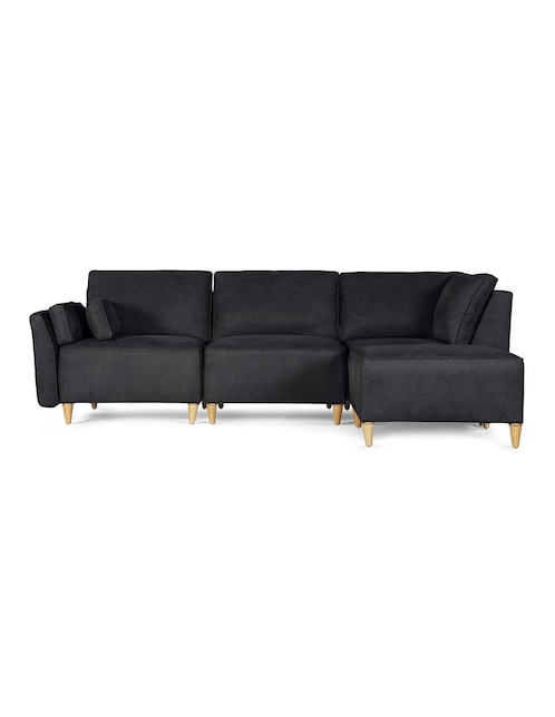 Sala modular morelli de 4 módulos memory foam reclinable a 3 posiciones makora "de" chenille