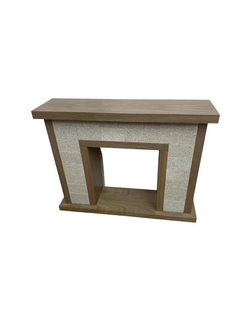 Chimenea decorativa Lemich de chapa madera