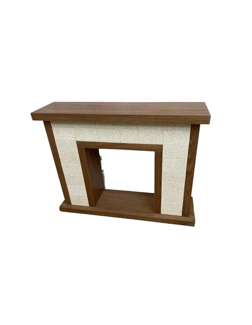 Chimenea decorativa Lemich de chapa madera