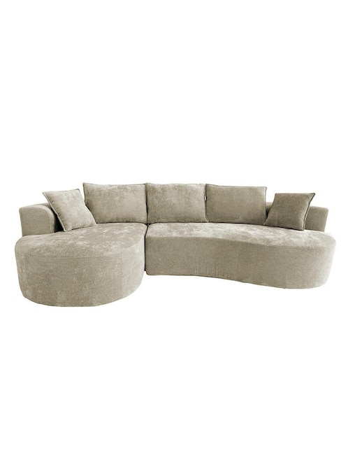 Sala modular Chloe Taupe Bossa de tela