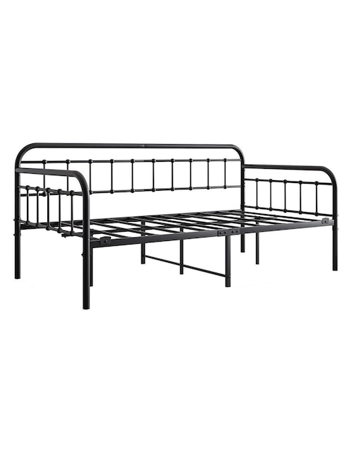 Base para cama armable railbed con barandal de acero inoxidable Individual 1