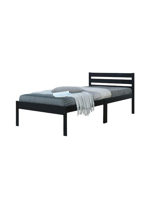 Cama de madera individual Cama de madera individual