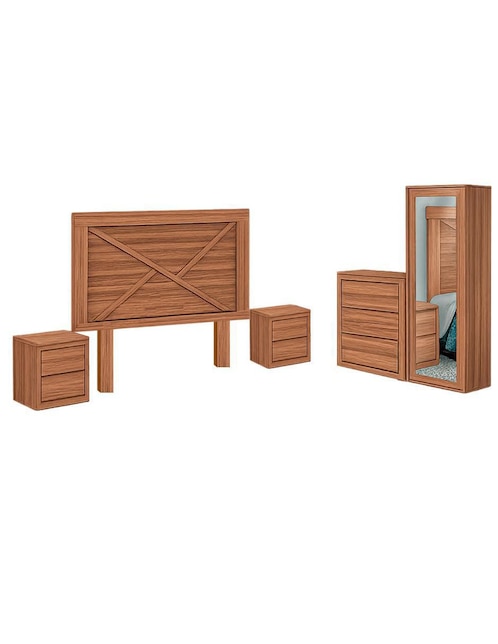 Set recámara Lorenza de mdf 1