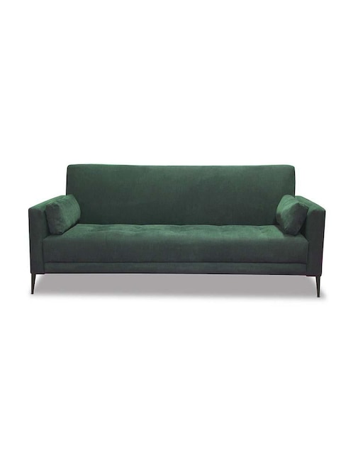 Sofá cama armable de madera y tela 1