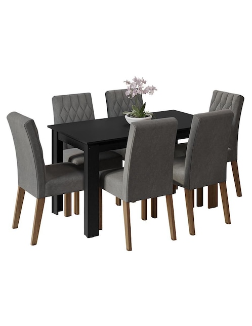 Comedor Allegro Madesa para 6 personas