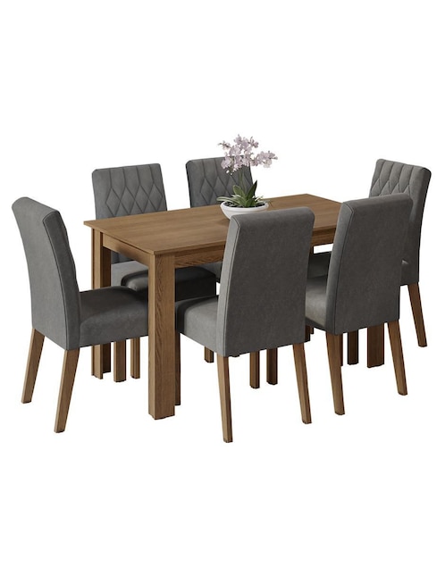 Comedor Allegro Madesa para 6 personas