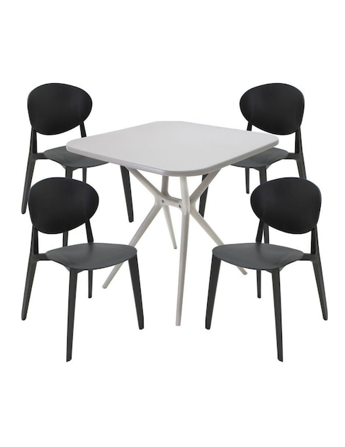 "comedor" agui exterior mundo in "para" 4 personas "de" polipropileno