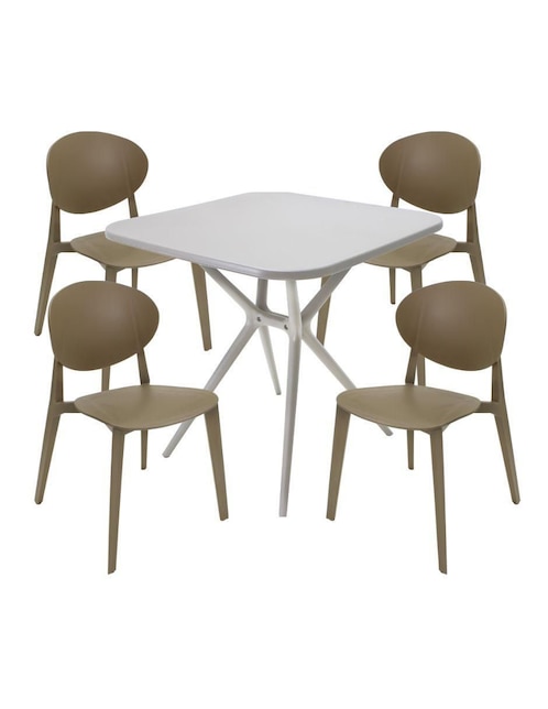 Comedor Agui Exterior para 4 personas 1