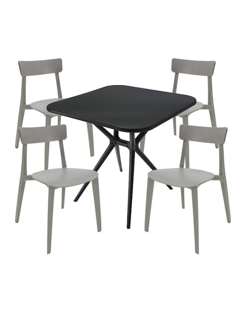 "comedor" lodi exterior mundo in "para" 4 personas "de" polipropileno
