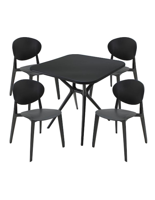 "comedor" agui exterior mundo in "para" 4 personas "de" polipropileno