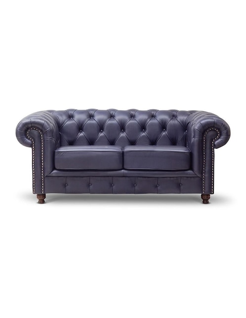 Love seat Chesterfield de piel Love seat Chesterfield de piel