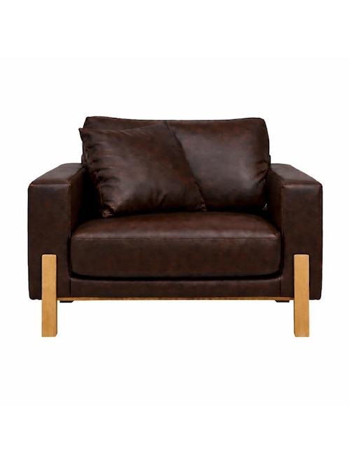 Sillón Estocolmo de piel y vinil 1