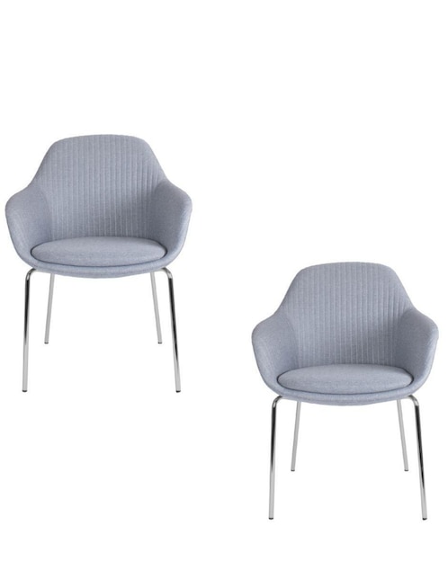 Set silla 2 piezas Offiho de velvet