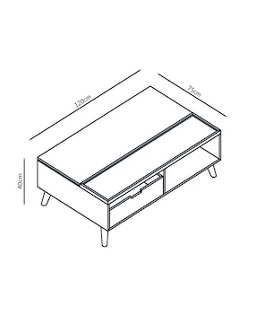 Mesa de centro Adwin