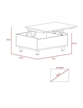 Mesa de centro Excelsior