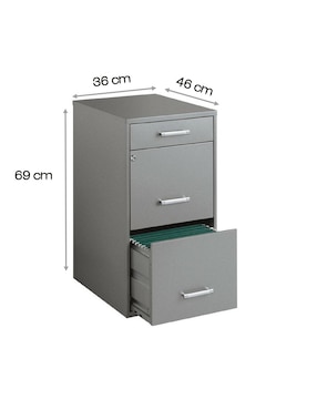 Gabinete Mundo In de metal