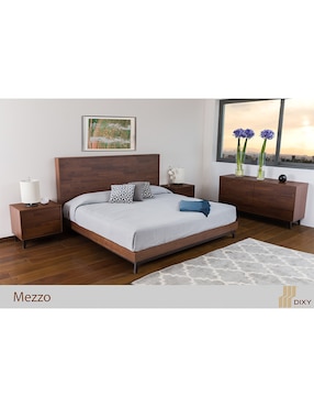 Cómoda mezzo Dixy de madera álamo