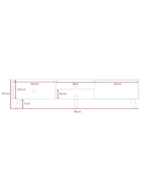 Mueble de tv Excelsior de
