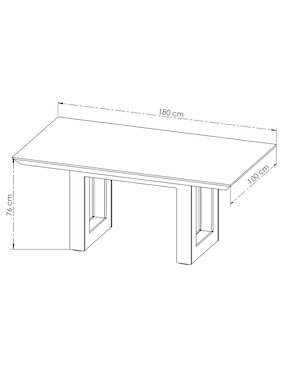 Mesa de comedor Beget Diper