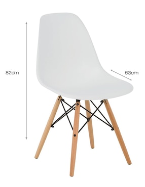 Set de 2 sillas Mundo In Oslo de plástico
