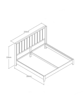 Cama Eiffel Ohum Az Madecor de madera pino