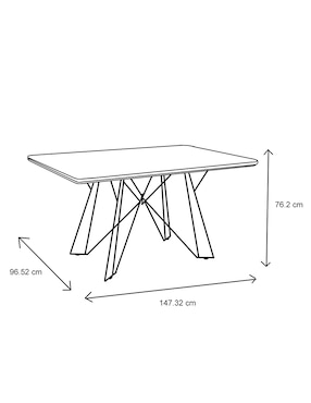 Mesa de comedor Coaster