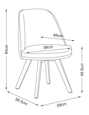 Silla Bay Chaoming de tela