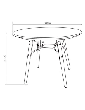 Mesa de comedor Dhp
