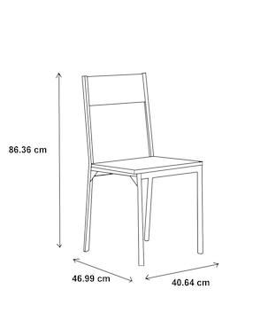 Comedor Coaster para 4 personas