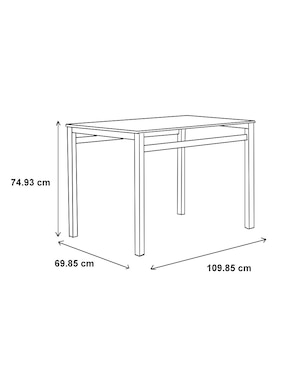 Comedor Coaster para 4 personas