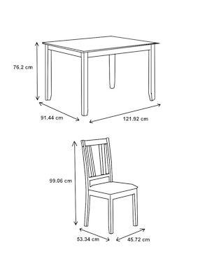 Comedor Poundex para 4 personas
