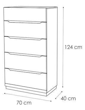 Cajonera Sven Acor de MDF