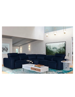 Sala modular Lidia Boal de piel y vinil
