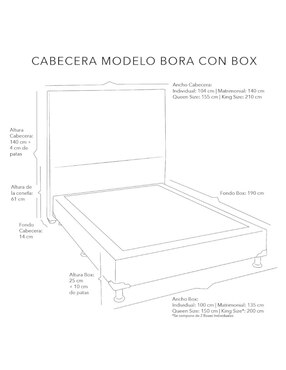 Cama Bora Dicasa matrimonial