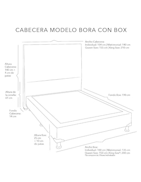 Cama Bora Dicasa matrimonial