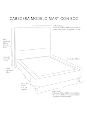 Cama Mary Dicasa