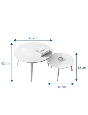 Juegos de mesas para sala Bossa