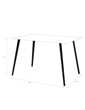 Mesa de comedor Miso Tugow