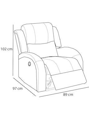 Reclinable Poundex