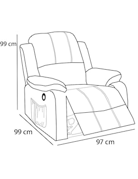 Reclinable Poundex