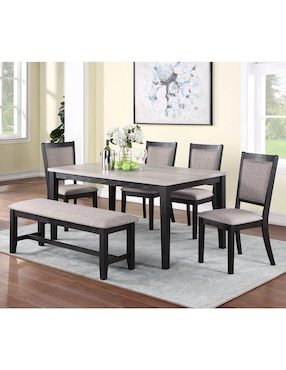 Comedor Poundex para 6 personas