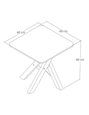 Mesa lateral Eiffel Madecor