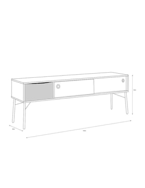 Mueble de tv Ray Tugow de